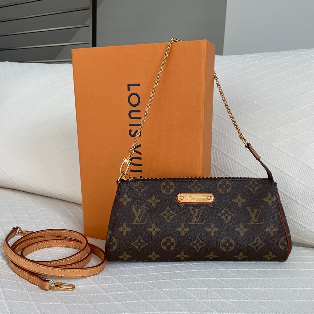 Louis Vuitton Eva Monogram Crossbody Clutch Bag